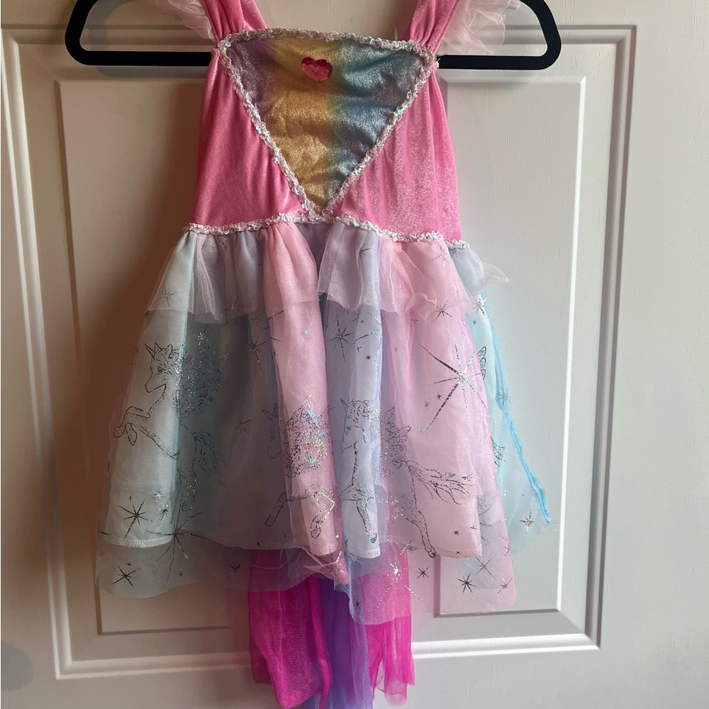 Pink and Blue Unicorn Kids Costume
